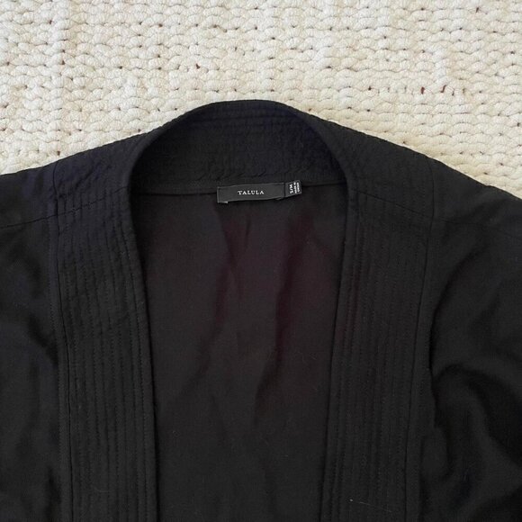 Talula Black Open-Front Sweater - Picture 4 of 6